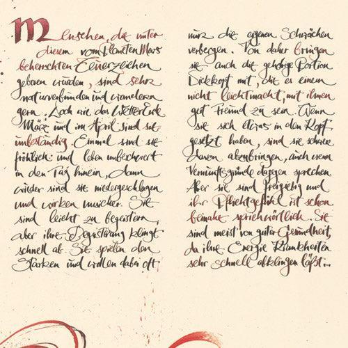 Sternzeichen »Widder« zum Rahmen - Claus Dorsch X ECKFISCH