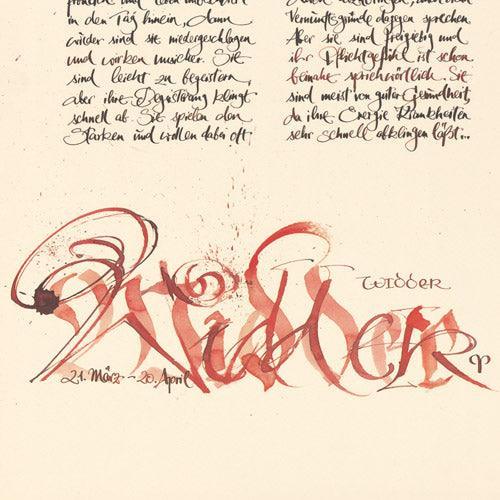 Sternzeichen »Widder« zum Rahmen - Claus Dorsch X ECKFISCH